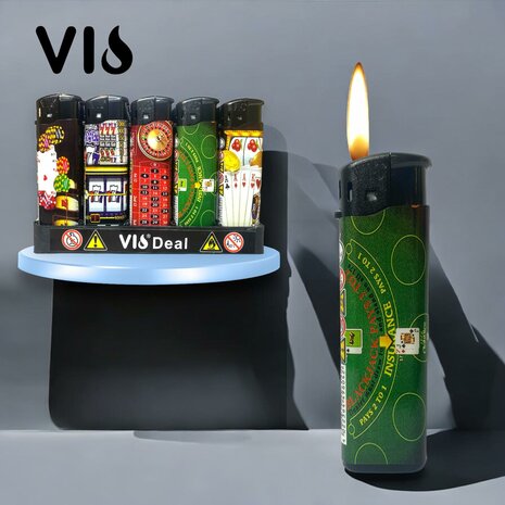 LIGHTERS 50 PIECES - REFILLABLE - CLICK LIGHTER