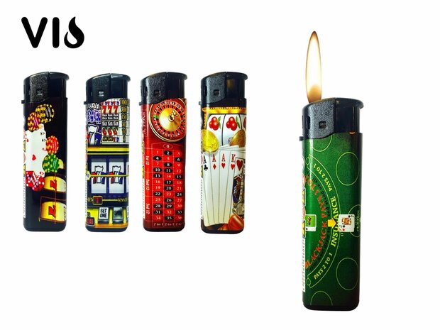 LIGHTERS 50 PIECES - REFILLABLE - CLICK LIGHTER