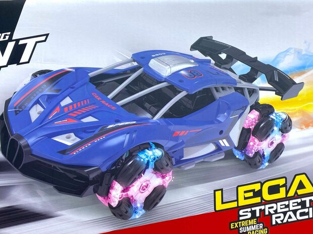 Rc Auto met echte rook LED-lichtjes en Geluid 2.4Ghz -1:12 B