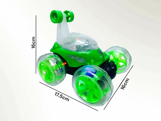 Rc Stunt car - Acrobatic remote control car with 360&ordm; rotating wheels G