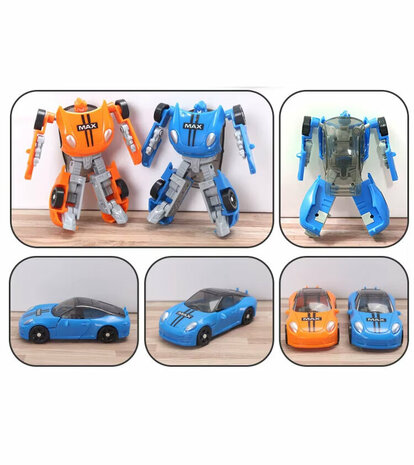 Transformierbarer Roboter &amp; Sportwagen-K&auml;mpfer-Krieger-Bots - Suba Racer &ndash; 2-in-1 B
