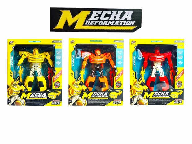 Transform Mecha Deformation - Robot + Auto 2 IN 1 - 26 cm R