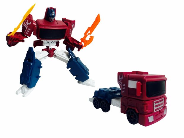 Transform Mecha Robots &ndash; 2in1 robot en auto - set van 2 stuks