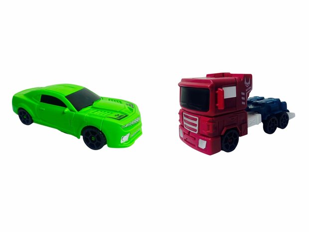 Transform Mecha Robots &ndash; 2in1 robot en auto - set van 2 stuks