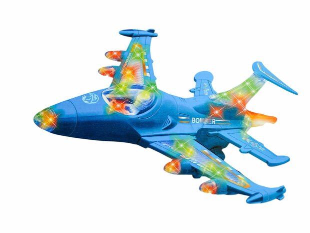 Aerial Warfare Jet &ndash; De Ultieme Stoere Straaljager - Led lichtjes - geluid - vliegtuig 33CM