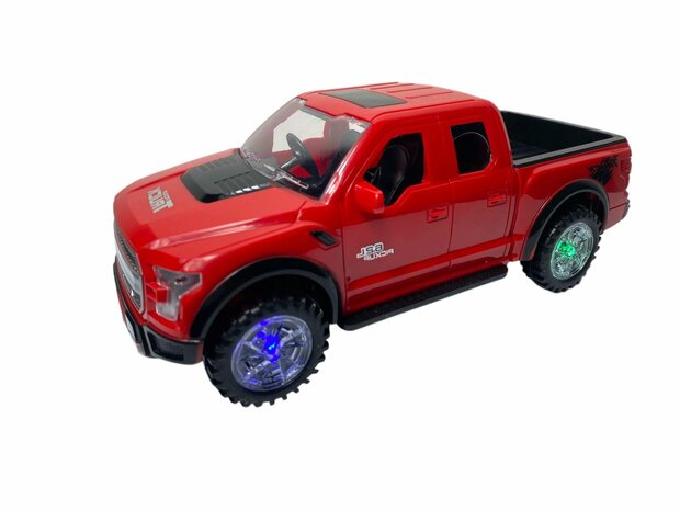 Pickup auto speelgoed - Super Max - acrobatisch beweging met licht en geluid (23.5 cm) R