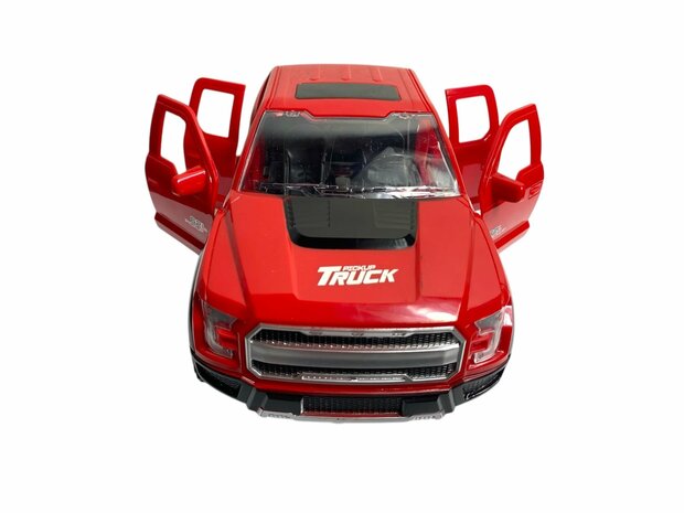 Pickup auto speelgoed - Super Max - acrobatisch beweging met licht en geluid (23.5 cm) R