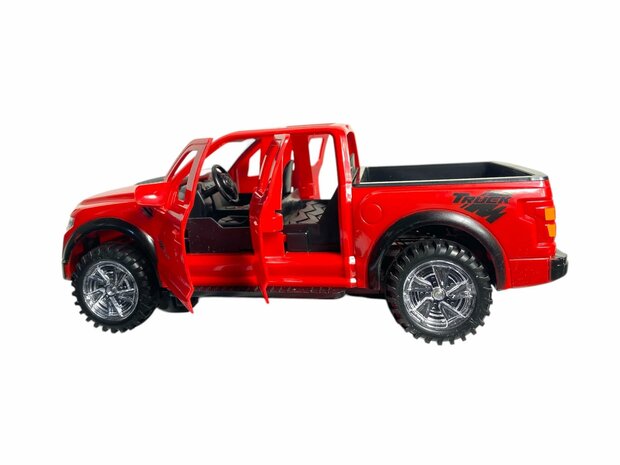 Pickup auto speelgoed - Super Max - acrobatisch beweging met licht en geluid (23.5 cm) R