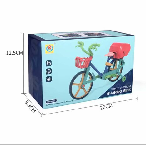 Fietsen Speelgoed - Elektrische  - Fiets Voertuig Model Vroege Onderwijs Speelgoed Met Lichte Muziek