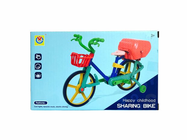 Fietsen Speelgoed - Elektrische  - Fiets Voertuig Model Vroege Onderwijs Speelgoed Met Lichte Muziek