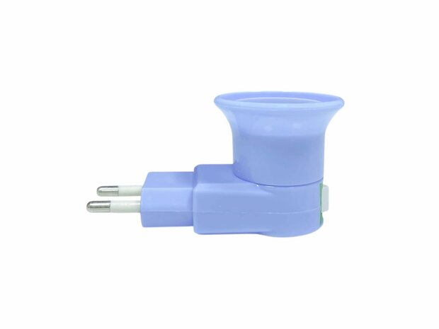 Stekker EU met E27 fitting + aan/uit schakelaar E27 - mix -