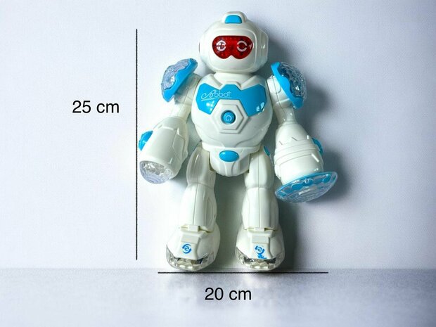 ROBOT - interactieve speelgoed robot - licht en geluidseffecten 25CM
