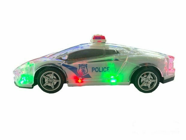 RC Auto - Politie Radiografisch bestuurbare auto - LED LIGHT - 1:18