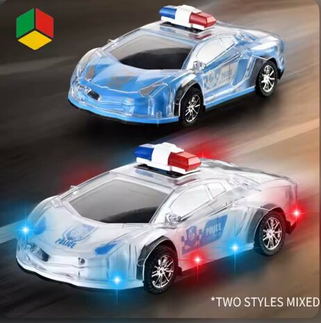 RC Auto - Politie Radiografisch bestuurbare auto - LED LIGHT - 1:18