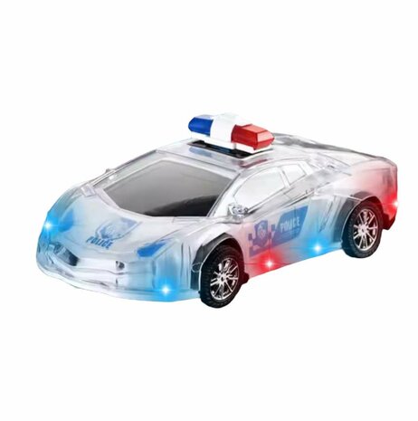 RC Auto - Politie Radiografisch bestuurbare auto - LED LIGHT - 1:18