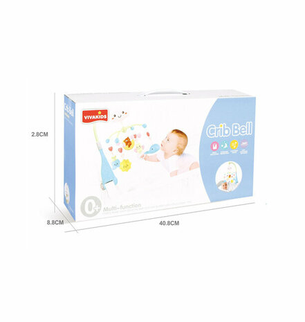 Mobiele baby - Baby Carrousel - muziek bel voor babybed - Viva Kids