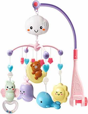 Mobiele baby - Baby Carrousel - muziek bel voor babybed - Viva Kids R