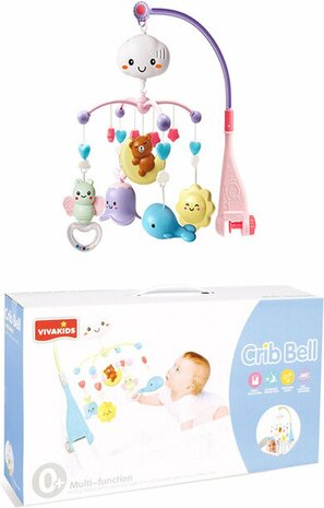 Mobiele baby - Baby Carrousel - muziek bel voor babybed - Viva Kids R