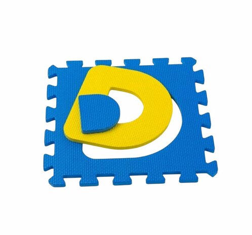 Speelmat voor kinderen - Puzzelmat kinderen -foam Letter - 10 tegels - 30x30x1cm