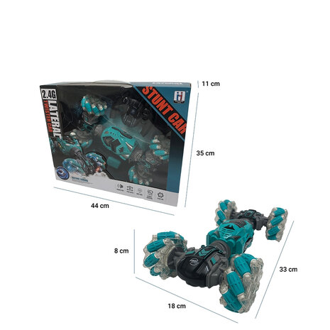 Stunt Twist Rc Car - bestuurbare Auto &ndash; 360&deg; Draai &amp; Slimme hand Besturing en afstandsbediening