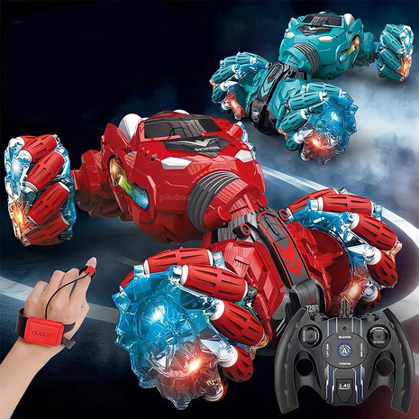Stunt Twist Rc Car - bestuurbare Auto &ndash; 360&deg; Draai &amp; Slimme hand Besturing en afstandsbediening