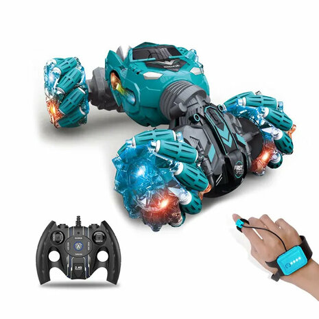 R/C Stunt Transform Twist Car - Afstandsbestuurbare Auto &ndash; 360&deg; Draai &amp; Slimme hand Besturing!