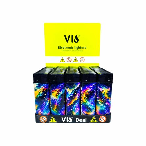 Aansteker klik tray 50 stuks navulbaarAansteker &ndash; 50 stuks Navulbare &amp; Verstelbare aanstekers universum