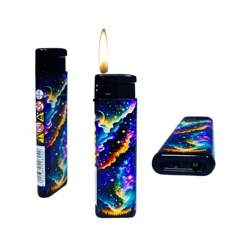 Aansteker klik tray 50 stuks navulbaarAansteker &ndash; 50 stuks Navulbare &amp; Verstelbare aanstekers universum