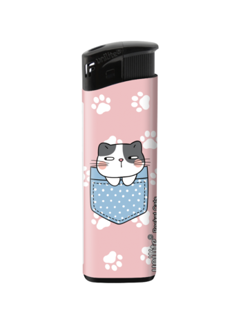 Aanstekers Pocket Cats &ndash; Schattige  katten print - Fix Flame Aanstekers 50 stuks per tray 