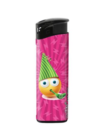 Aanstekers Pocket Cats &ndash; Schattige  Emoji Print - Fix Flame Aanstekers 50 stuks per tray 