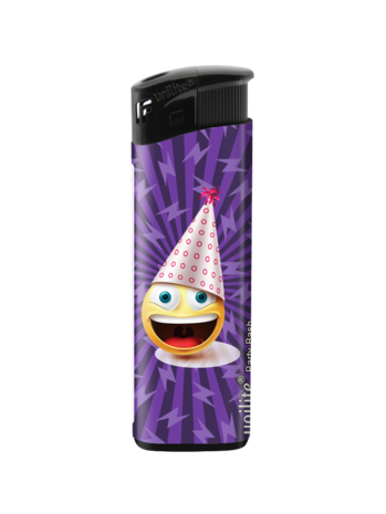 Aanstekers Pocket Cats &ndash; Schattige  Emoji Print - Fix Flame Aanstekers 50 stuks per tray 