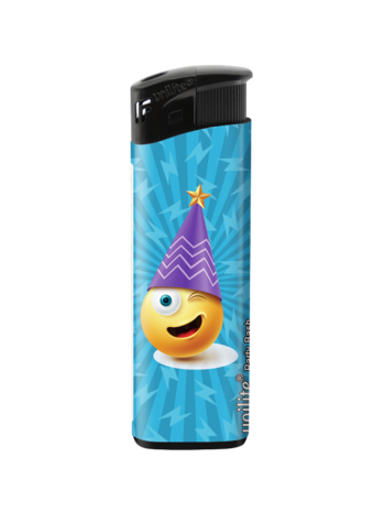 Aanstekers Pocket Cats &ndash; Schattige  Emoji Print - Fix Flame Aanstekers 50 stuks per tray 