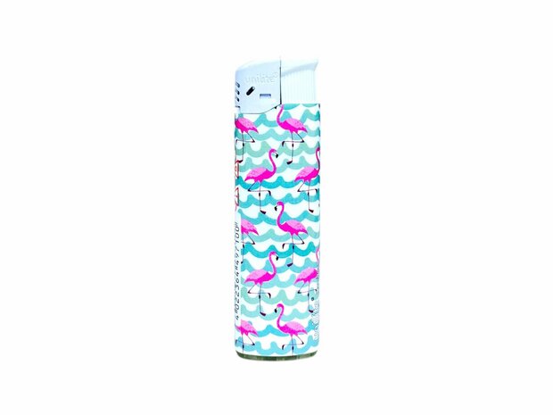Aansteker - 50 stuks Navulbaar &amp; Verstelbaar aanstekers Flamingo Unilite 