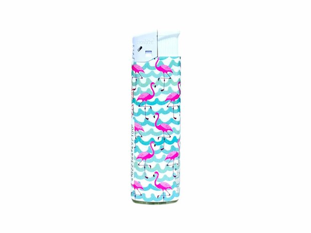 Aansteker - 50 stuks Navulbaar &amp; Verstelbaar aanstekers Flamingo Unilite 