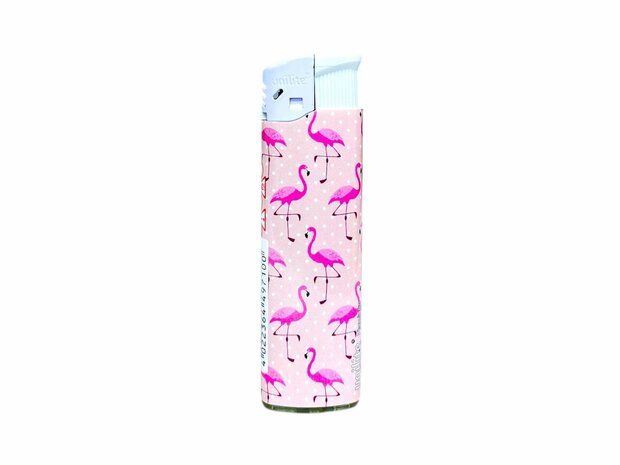 Aansteker - 50 stuks Navulbaar &amp; Verstelbaar aanstekers Flamingo Unilite 