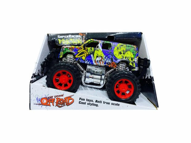 Auto superkracht off-road - Autospeelgoed Anti true scale coole styling ( zonder batterij spel ) Rasta
