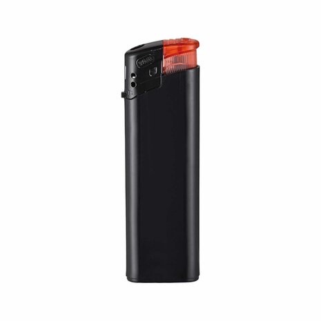 Briquets &eacute;lectriques - TC Rouge - Noir - 50 pi&egrave;ces - R&eacute;glables et rechargeables - Imprimables