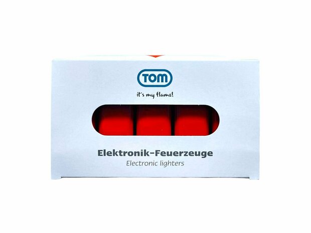 Elektrische Aanstekers - Rood Bedrukbare Aansteker blanco - 50 stuks - Verstelbare &amp; navulbaar 