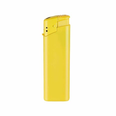 Briquets &eacute;lectriques - Briquets jaunes imprimables vierges - Lot de 50 - R&eacute;glables et rechargeables