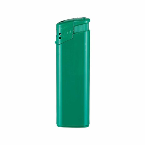 Briquets &eacute;lectriques - Briquet vert imprimable vierge - Paquet de 50 - R&eacute;glable et rechargeable