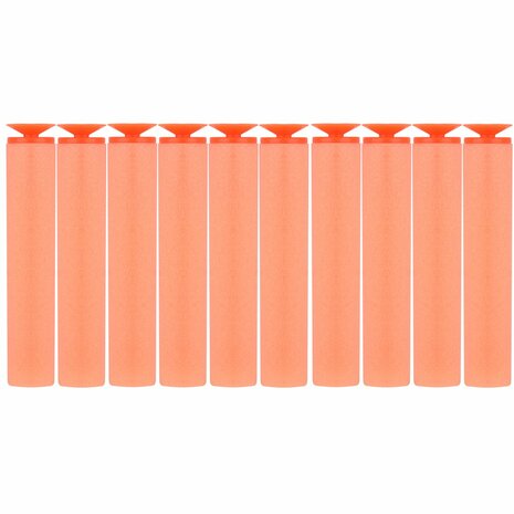 30x compatibele Zuignapdarts voor Nerf - oranje pijltjes