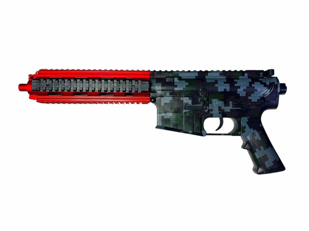 Gel Blaster - M16 - Luminous Silencer - LED Light - incl. gelballetjes - compleet set - oplaadbaar - 78CM