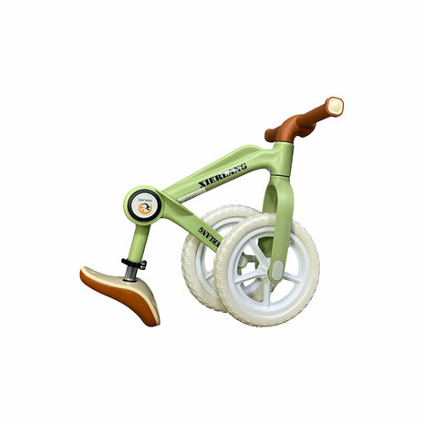Foldable Bike - Opvouwbare Loopfiets met 1-Knops Systeem - 87 CM - Groen - licht gewicht