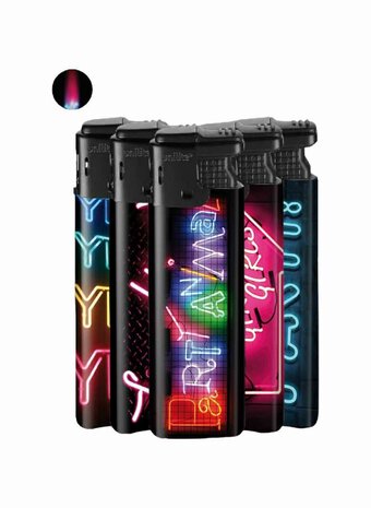 Aanstekers - turbo aansteker - 50 stuks Disco print - Unilite &reg;