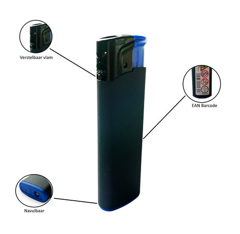 Unilite&reg; Turbo Aanstekers 50 stuks - Soft Touch - windaansteker