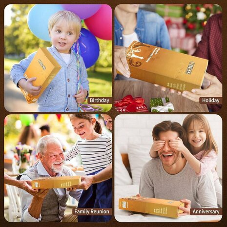 Schaakbord - Professionele Magnetische houten schaakbord 38cm - opvouwbaar