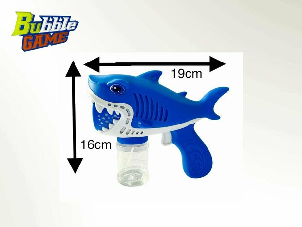 Bubble blowing toy - Bubble Gun Shark - USB rechargeable
