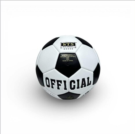 Voetbal - Bal - Maat 5 - STS SUBEC BAL - Zwart en wit voetbal - Klassieke design 5 KWB 32