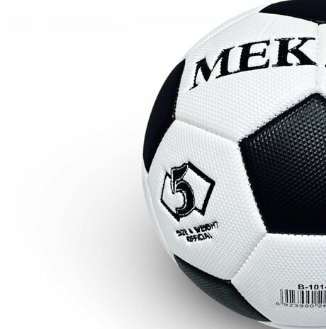 Strandbal  - Bal - Maat 5 - Voetbal Official Size &amp; Weight - Zwart Wit Klassiek - wedstrijdbal 380g 