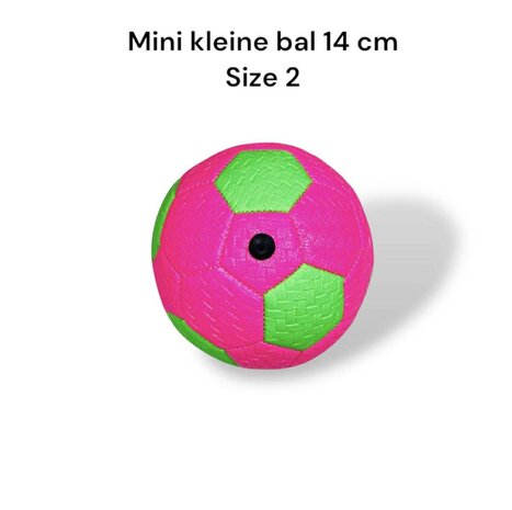 Voetbal - Kleine Mini Bal - Maat 2 - 160g - kan je heerlijk buiten plezier hebben